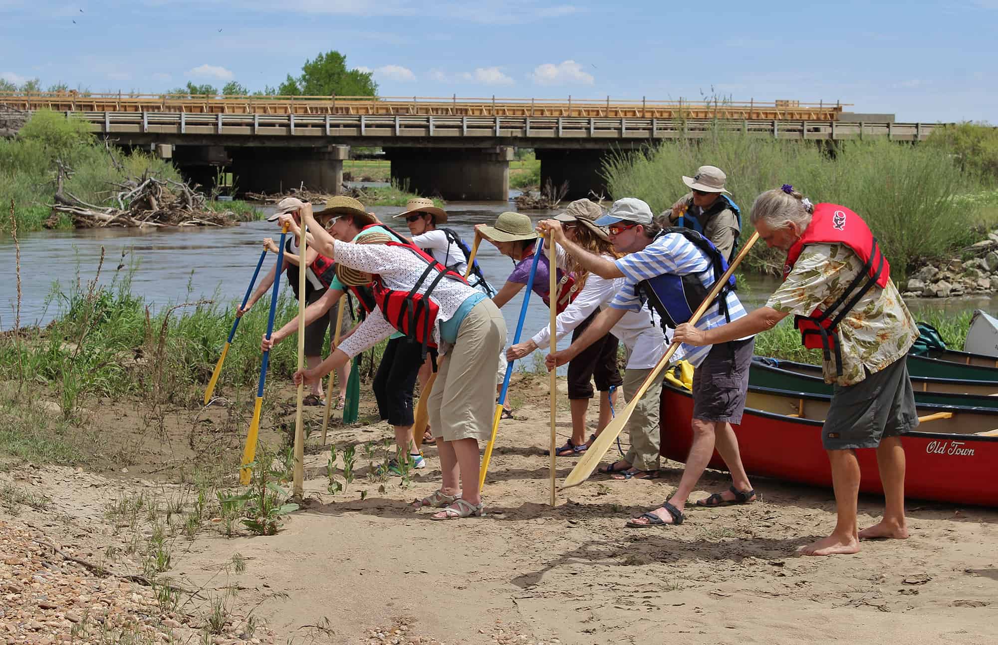 Guided Canoeing-Outfitters-Longmont-Boulder-paddle-practice